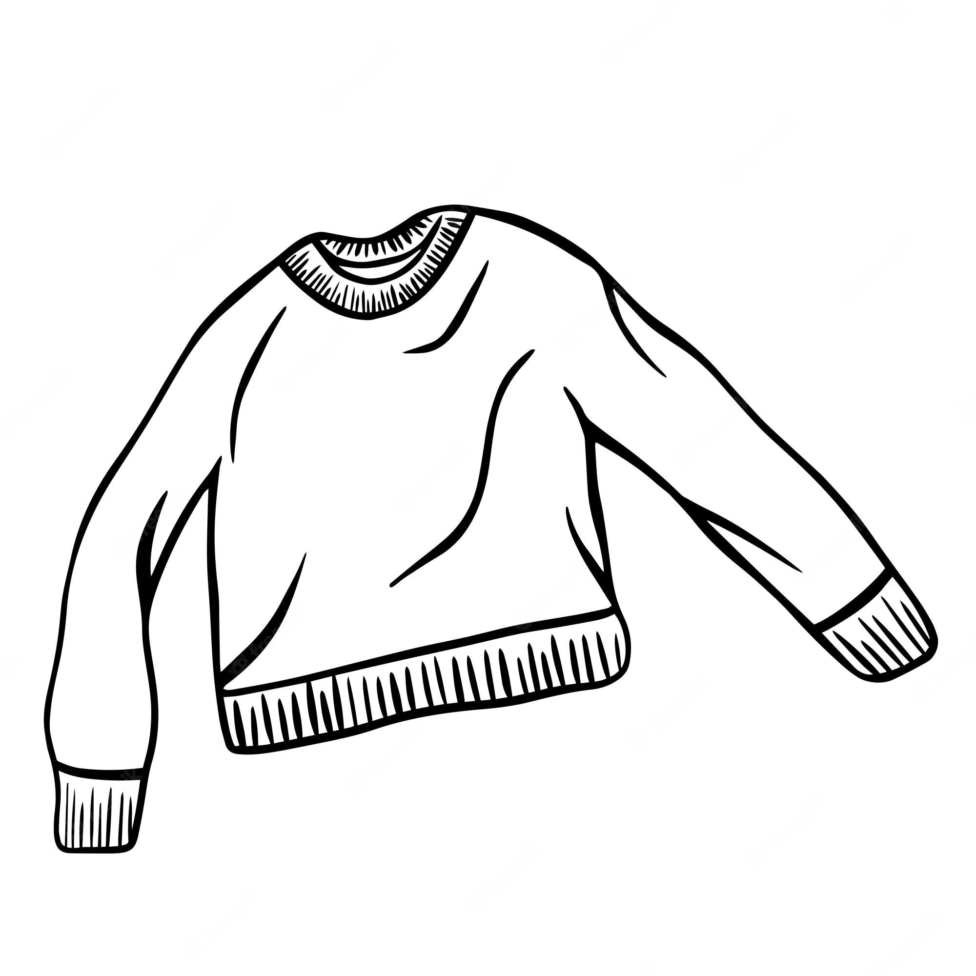 Рисунок джемпера женские. Нарисовать свитер. Трафарет свитера для рисования. Свитер карандашом. Шаблон свитера для рисования.
