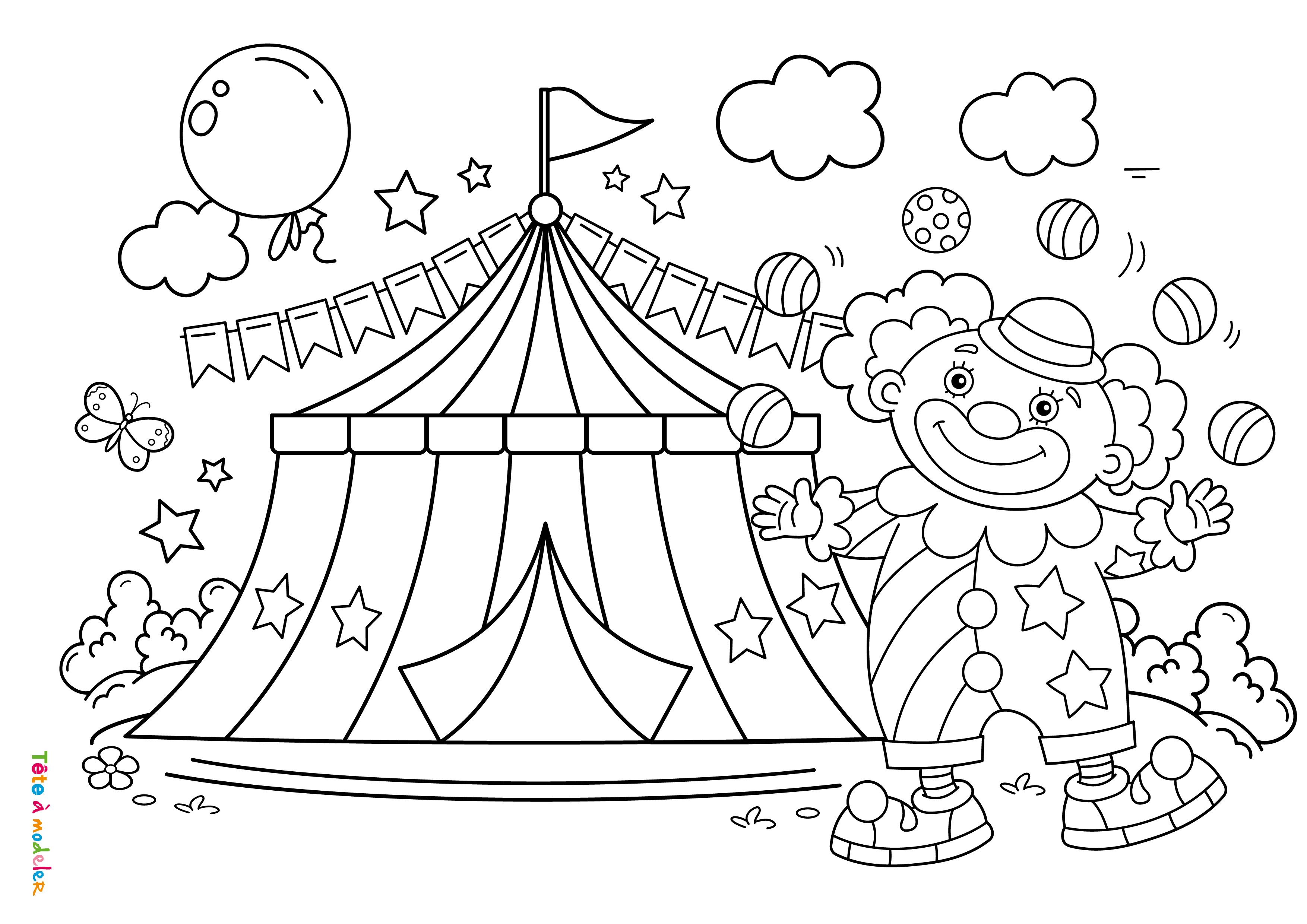 Как нарисовать цирк красиво?