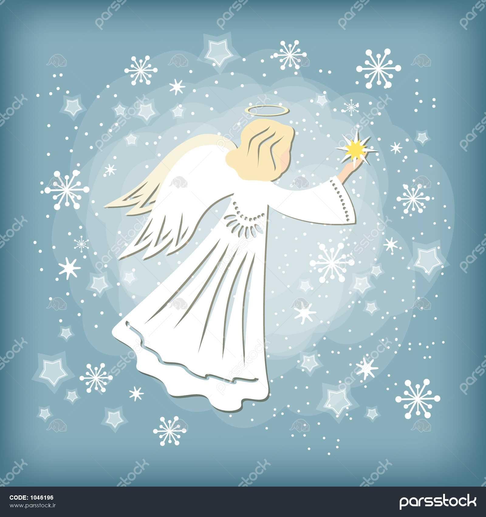 С Рождеством летящий ангел