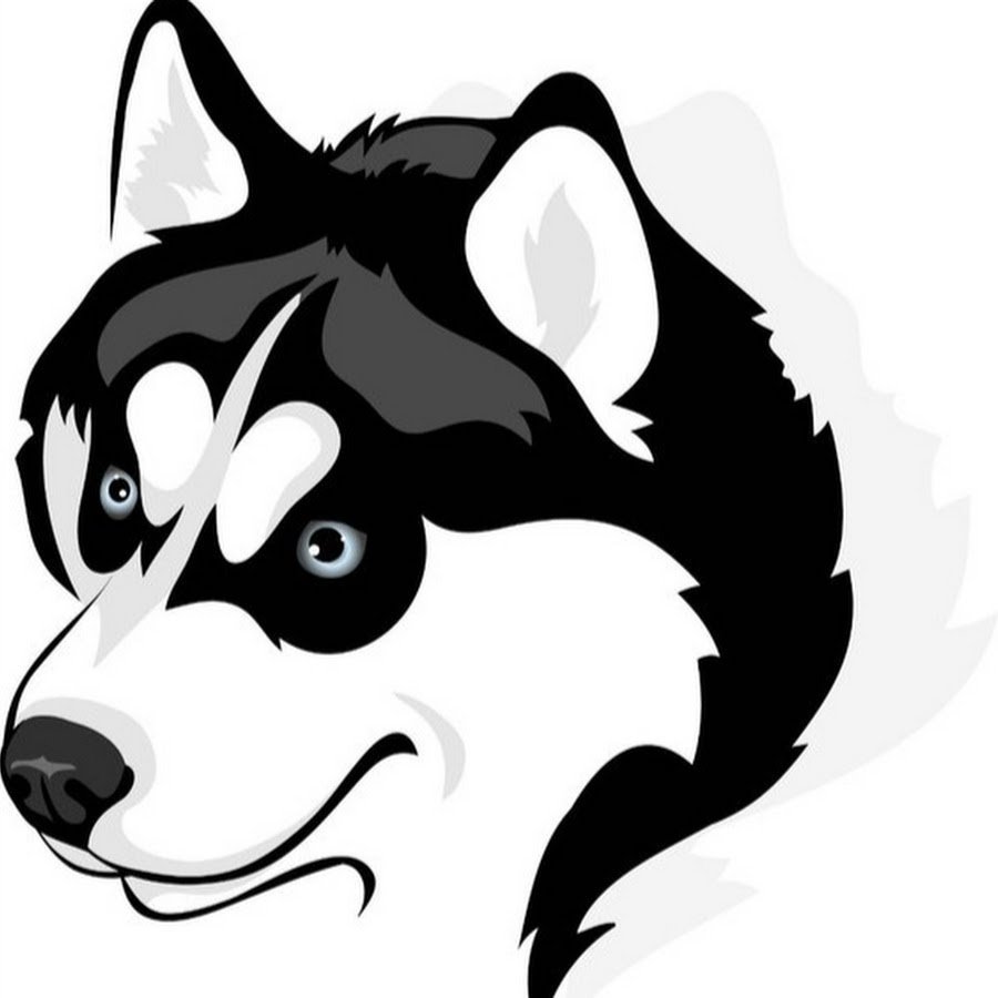 Мультяшная хаски