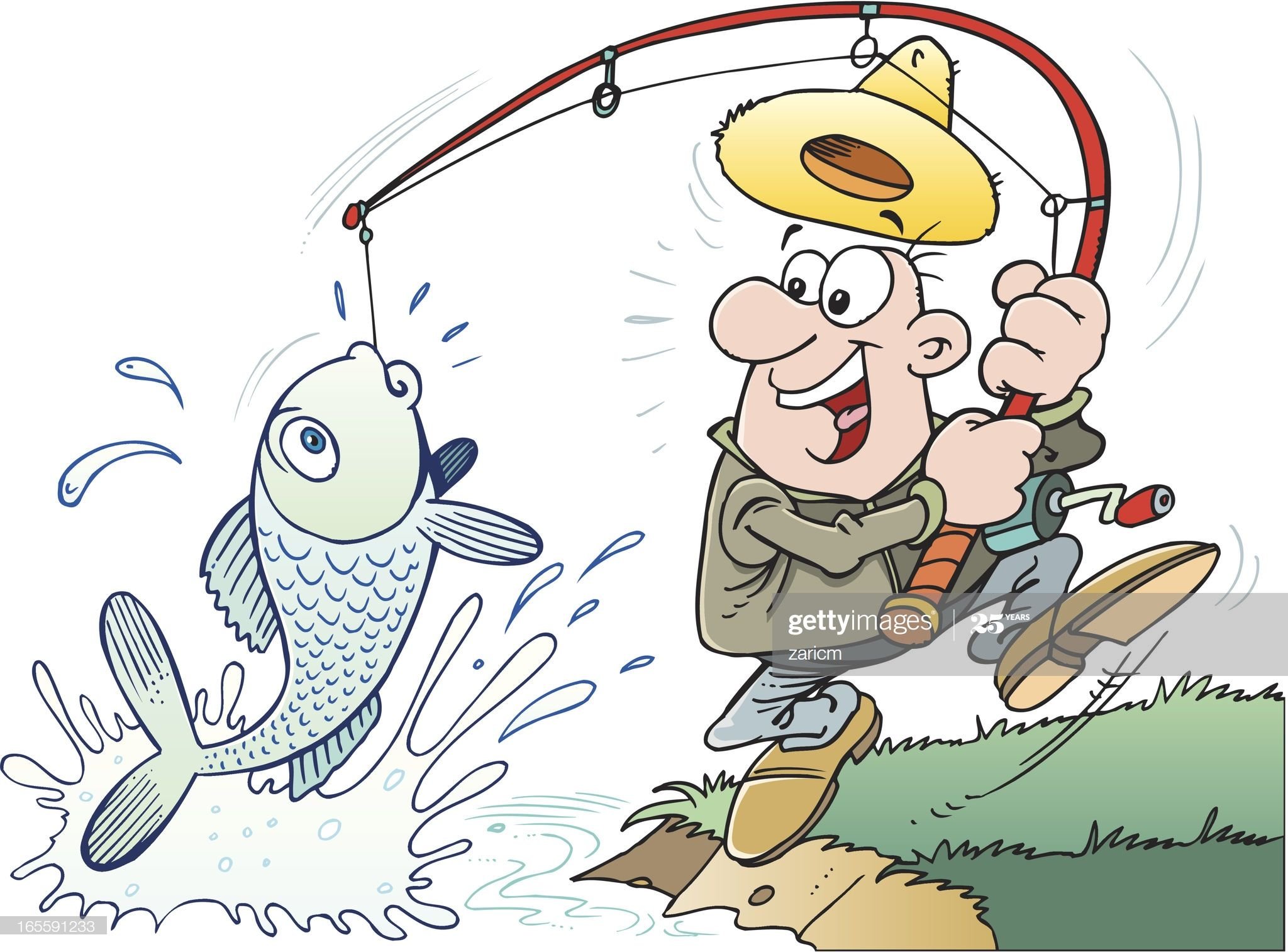 Веселый клев. Рыбалка рисунок. Рыбак мультяшный. Рыбак с удочкой. Рыбак с удочкой и рыбой.