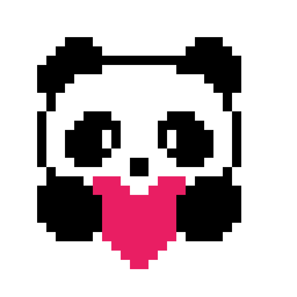 Панда вышивать крестиком легкая