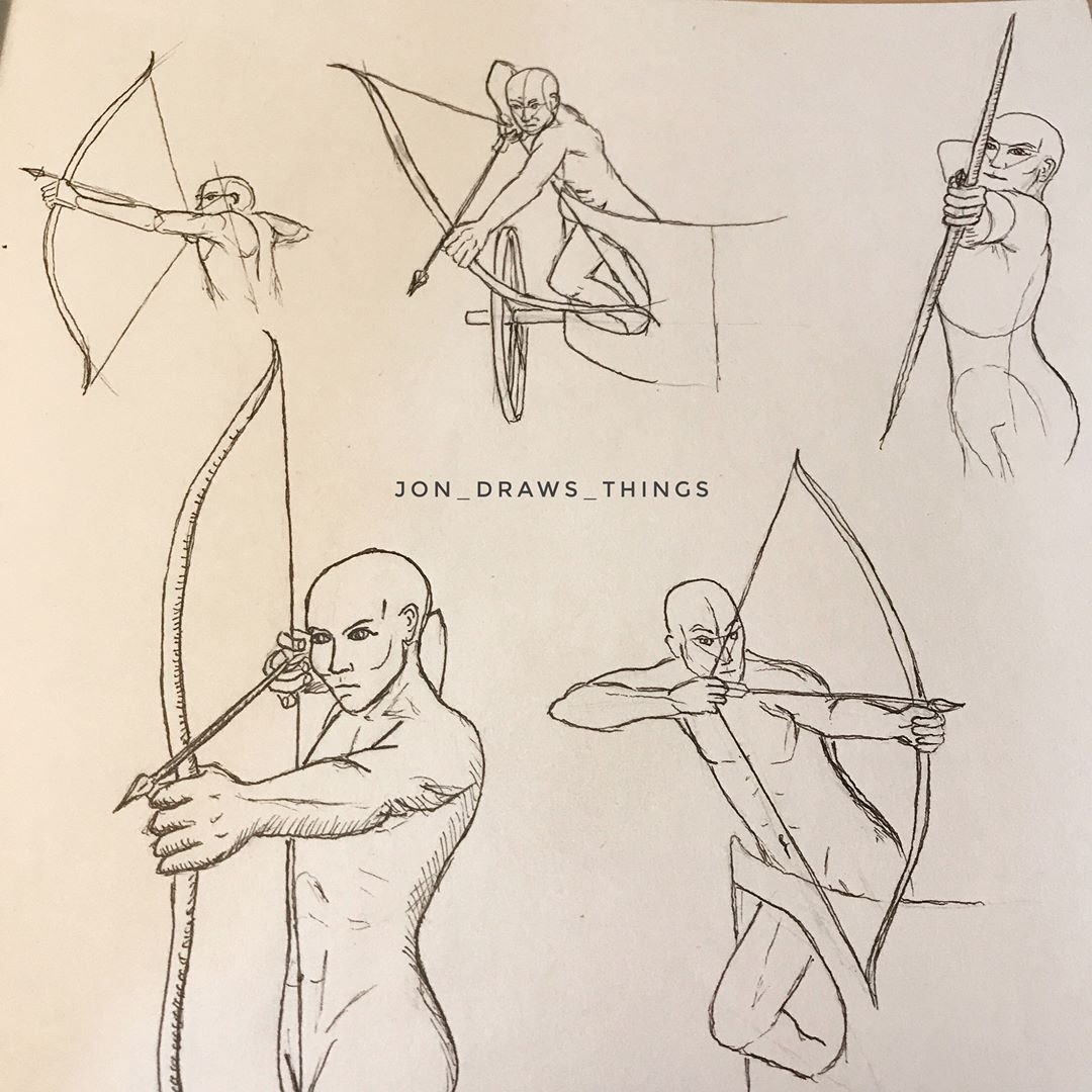 Стрельба из лука референс