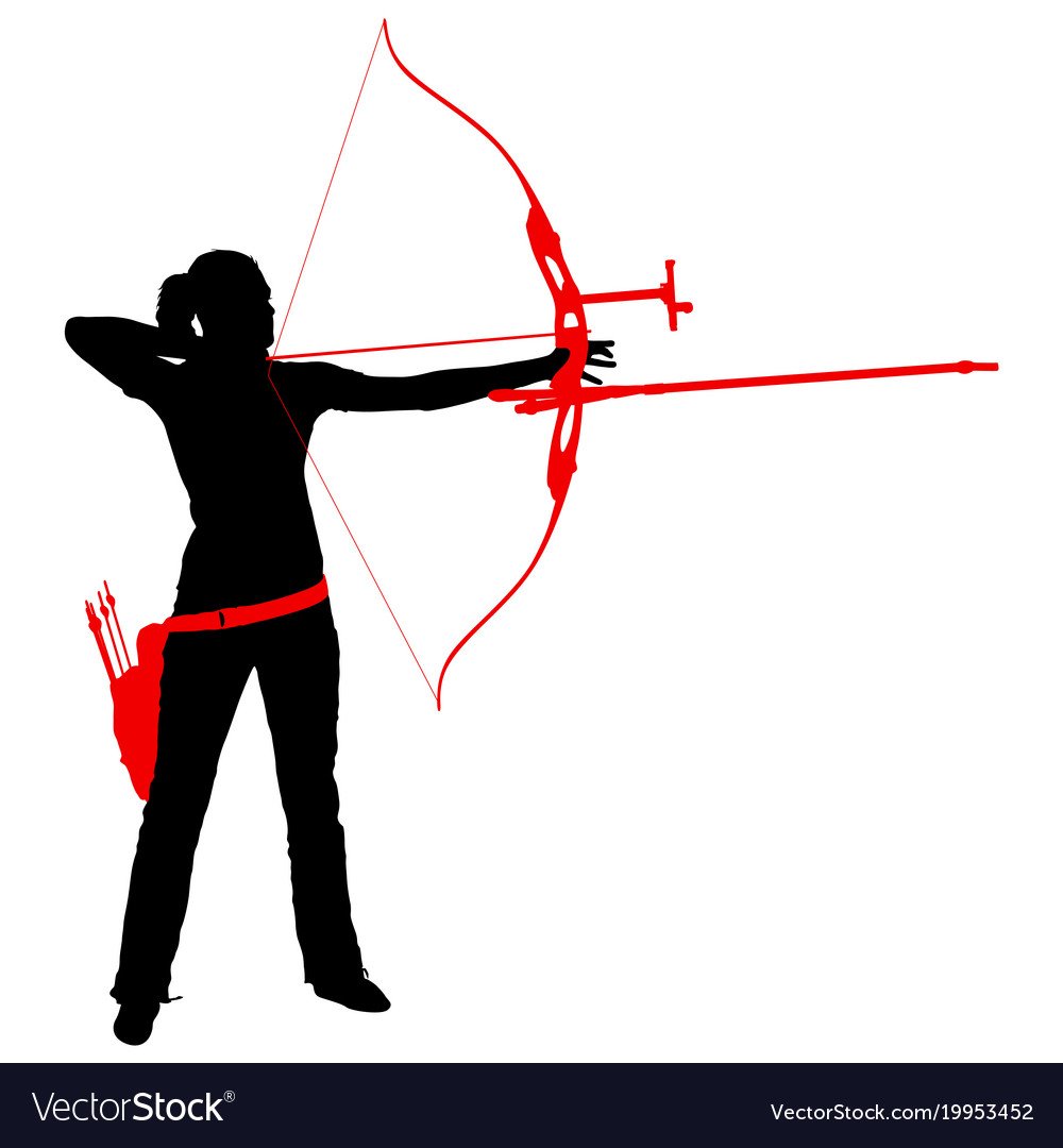 Девушка стреляет из лука