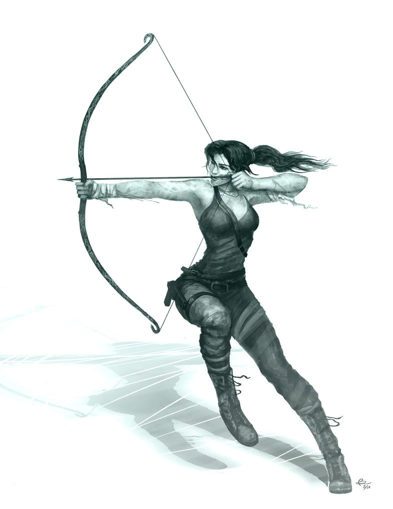 Девушка с луком