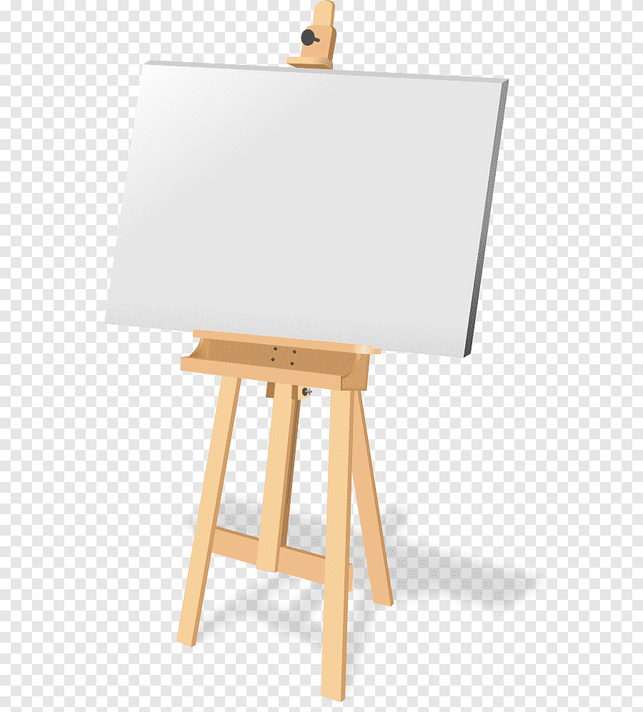 Мольберт с холстом