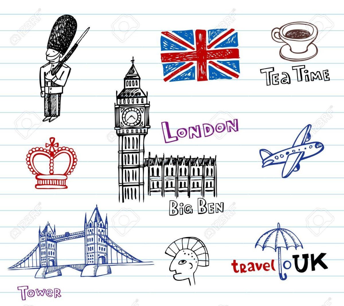 Рисунки связанные с английским языком