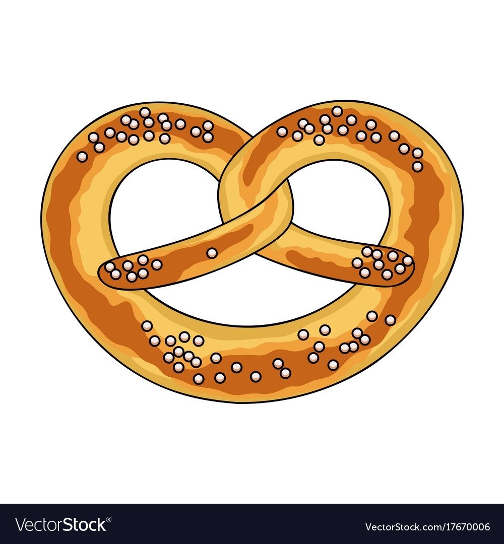 Крендель раскраска для детей