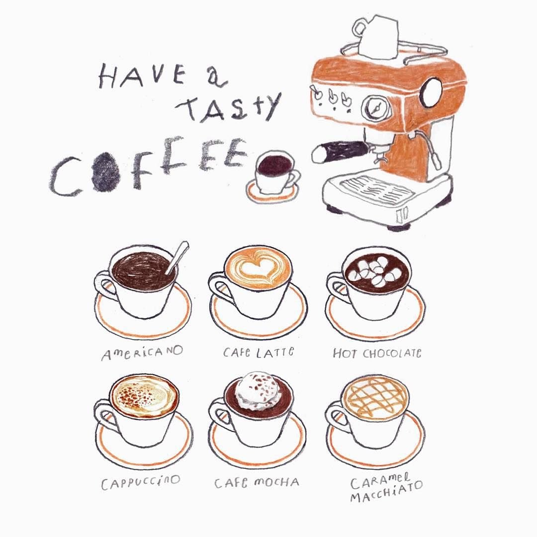 Скетчбук чашка кофе