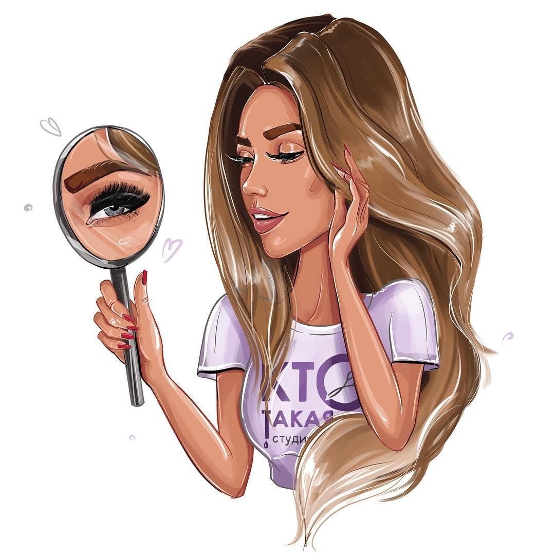 Мама и дочь арт