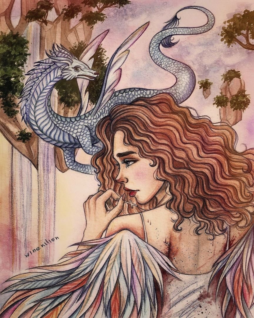 Девушка иллюстрация