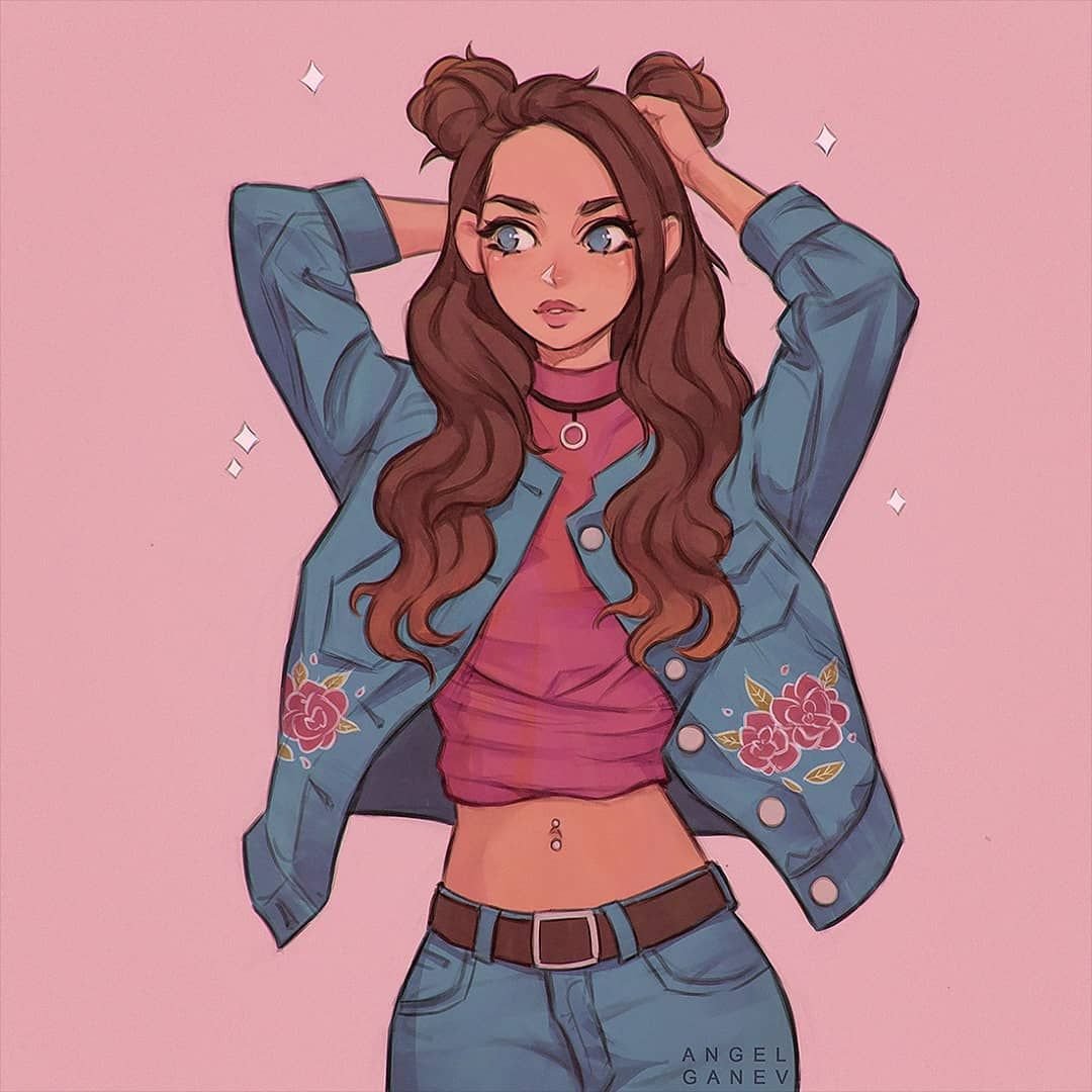 Девушка иллюстрация