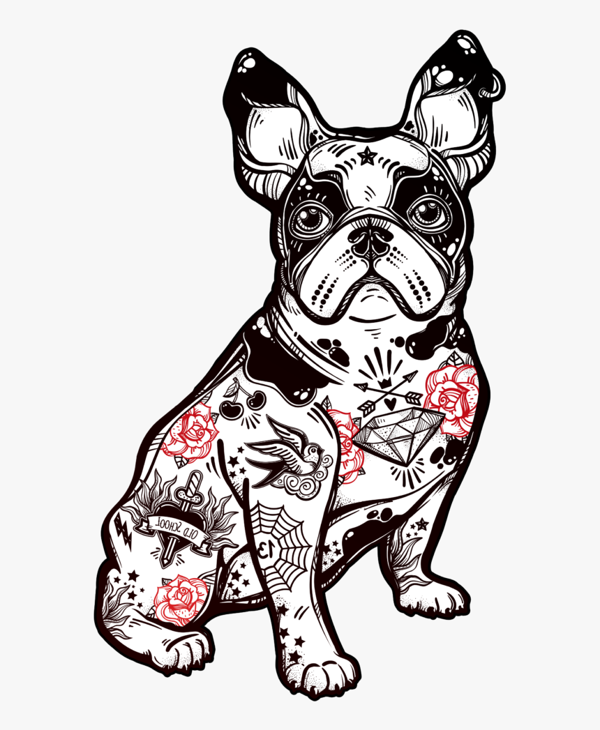 Портрет бульдога