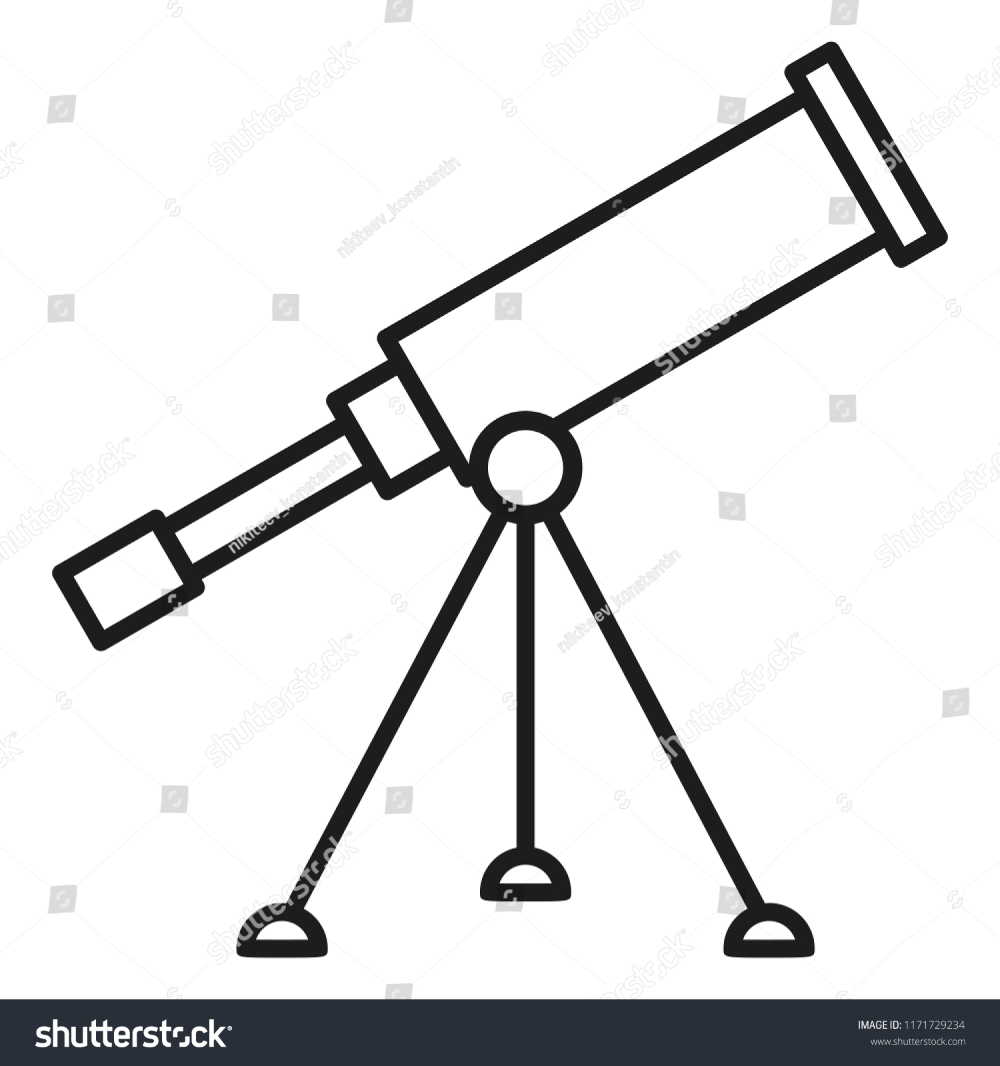 Подзорная труба вектор