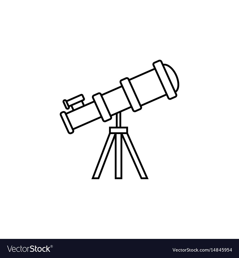Телескоп нарисовать