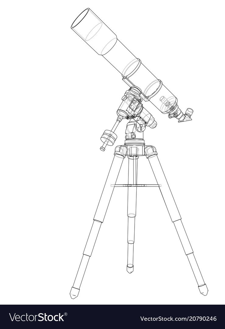 Телескоп карандашом
