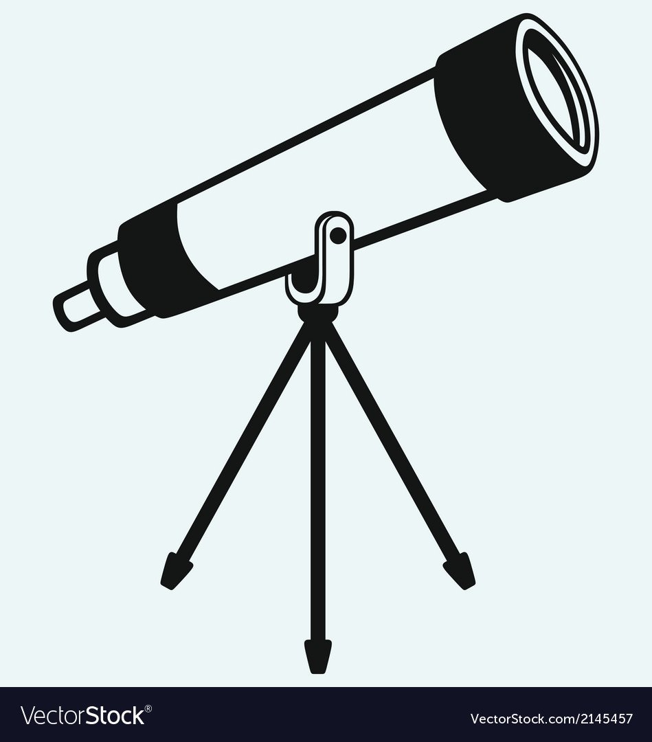 Человек с телескопом рисунок