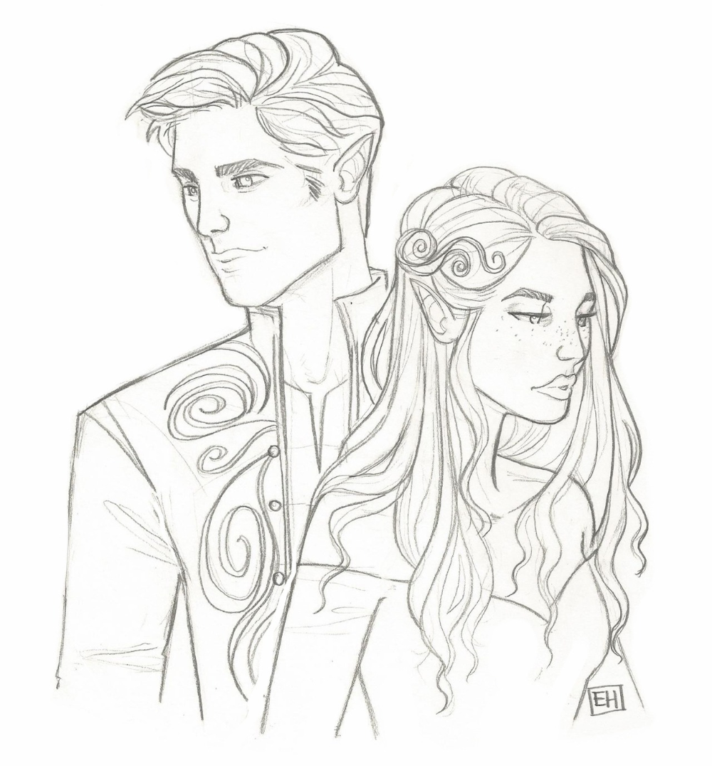 Раскраска Сара Маас