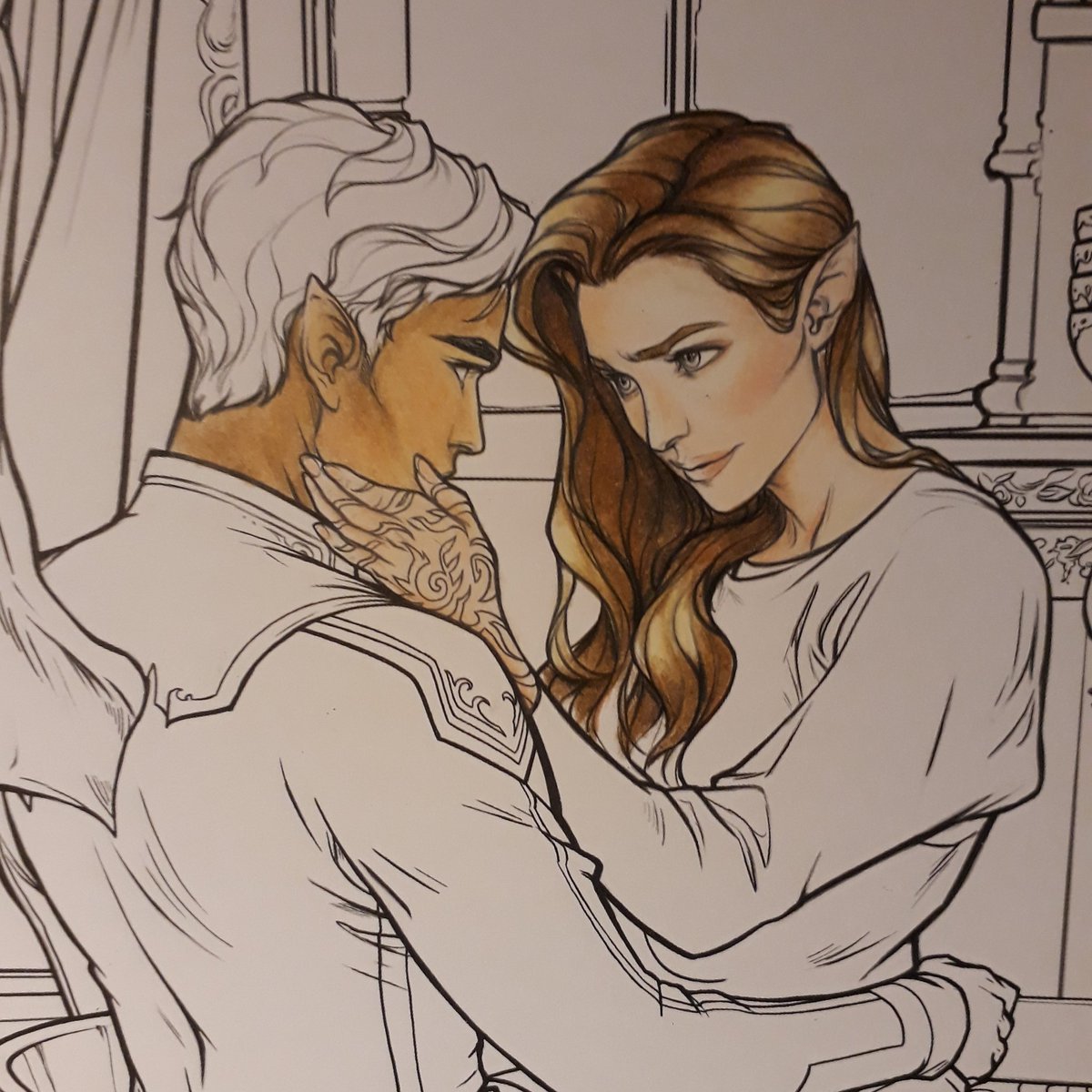 Раскраска Сара Маас