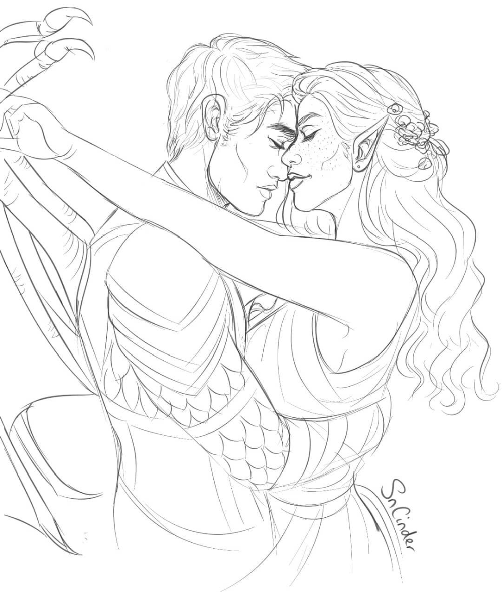 Раскраска Романтизм