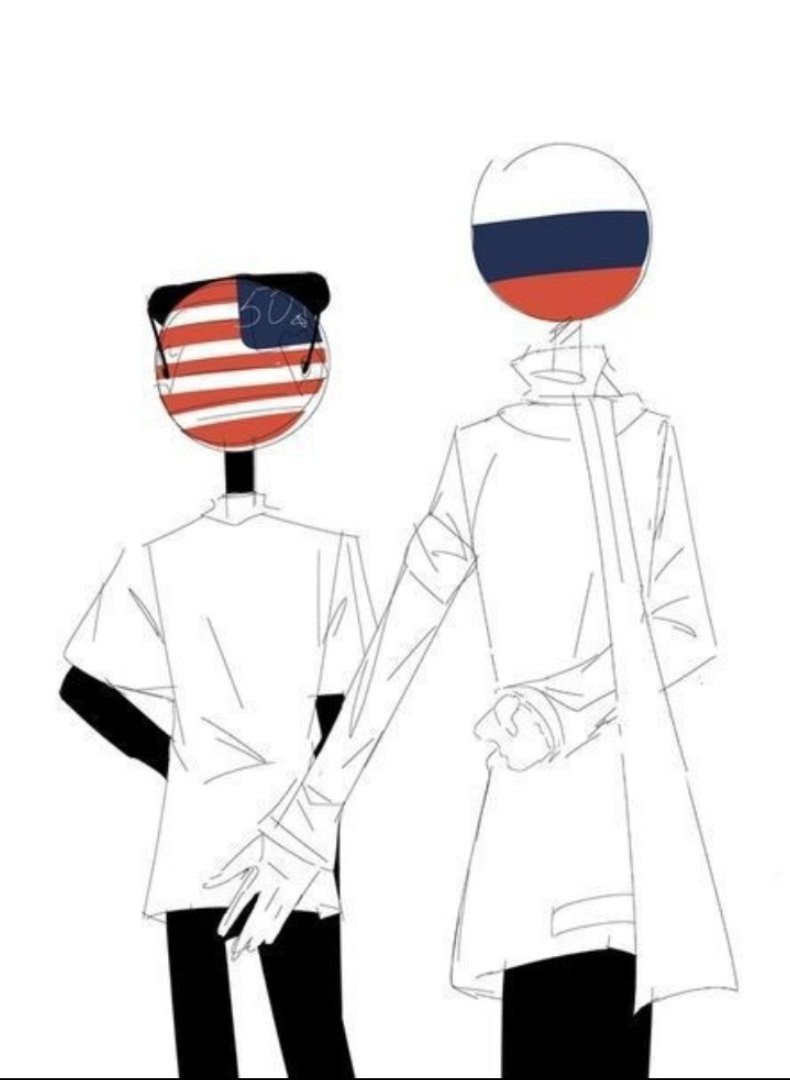 Человечки страны США + Россия