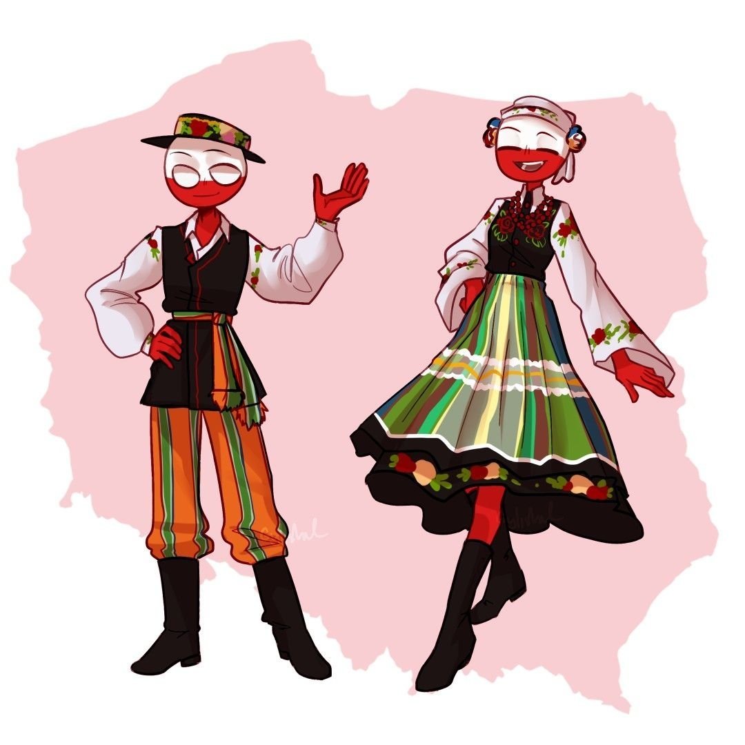 Кантрихуманс Беларусь в национальной одежде