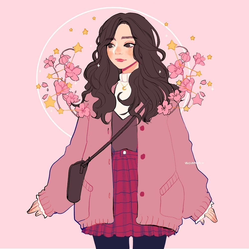 Корейский стиль рисования артов