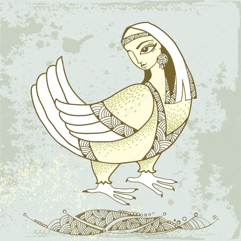 Славянская мифология Сирин алконост и Гамаюн