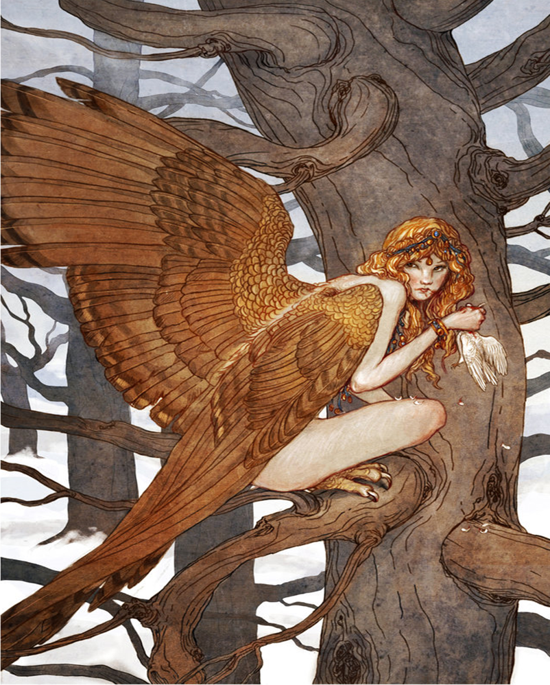 Райская птица алконост