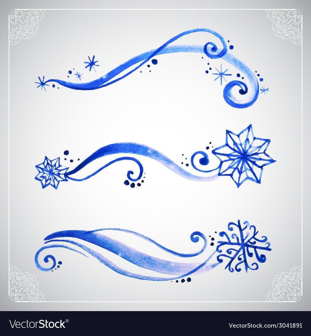 Легкий зимний узор