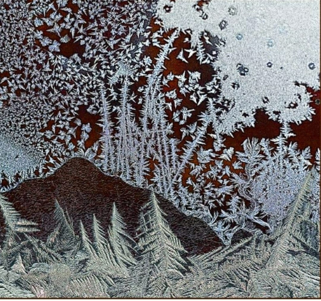 Морозные узоры живопись