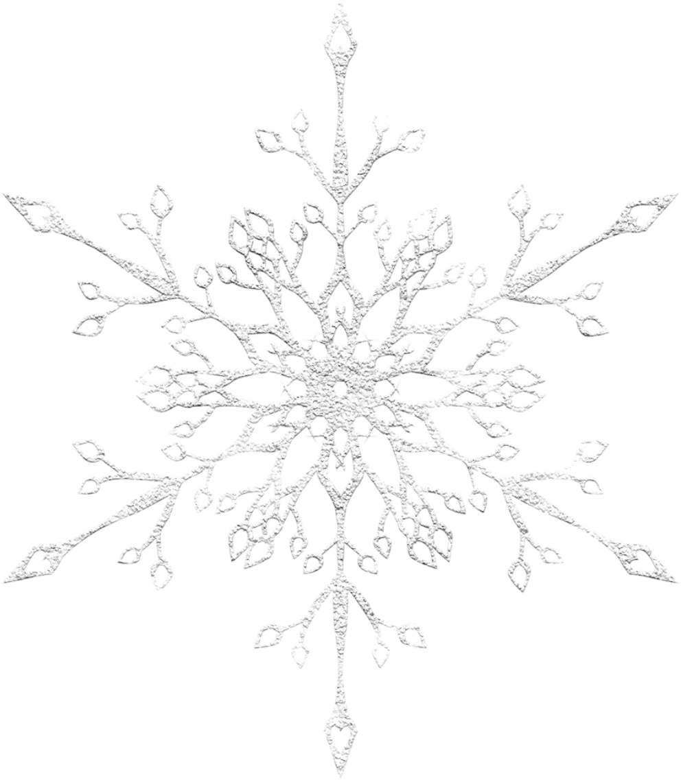 Снежинки на белом фоне