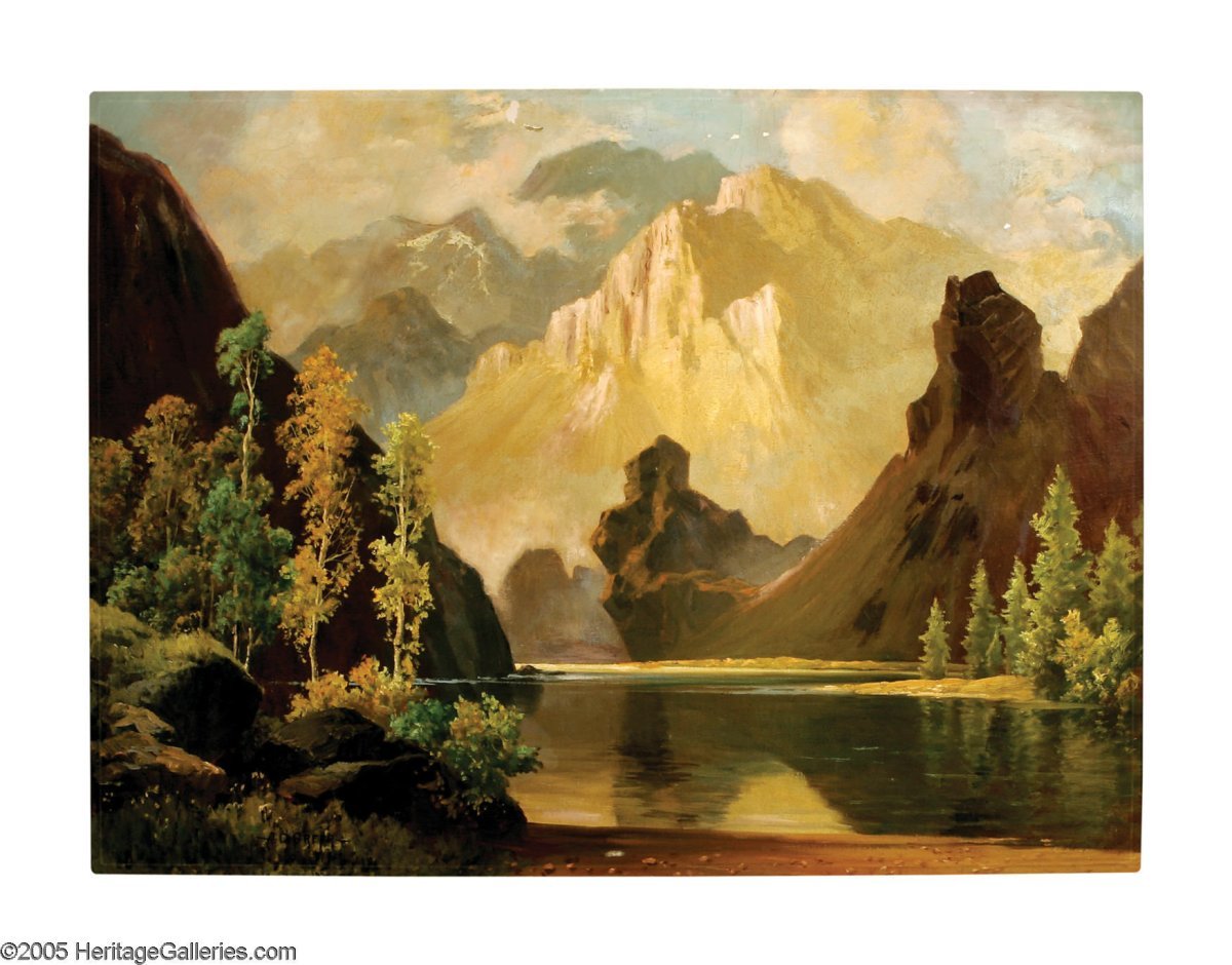 Кох горный пейзаж картина