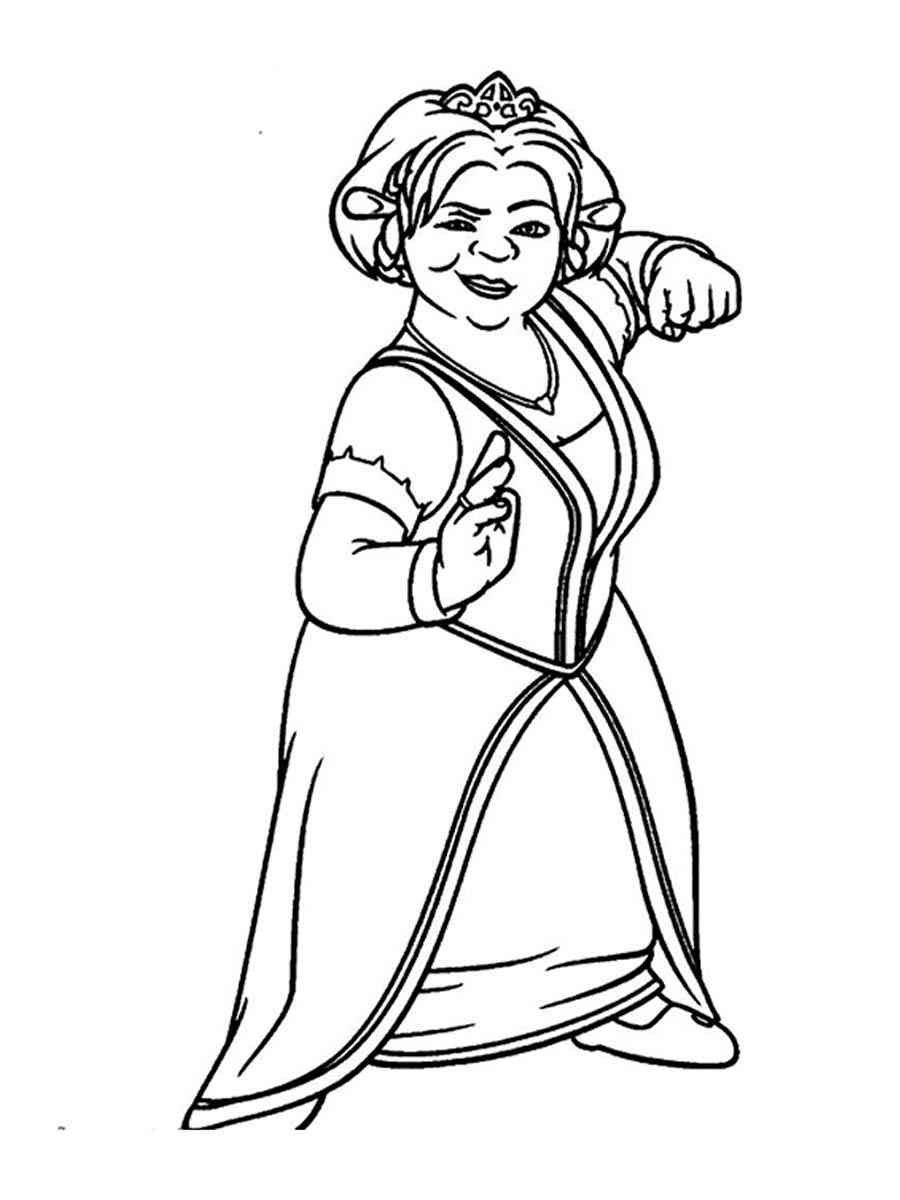 Фиона рисунок боевой