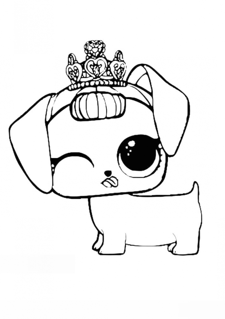 Лама для срисовки