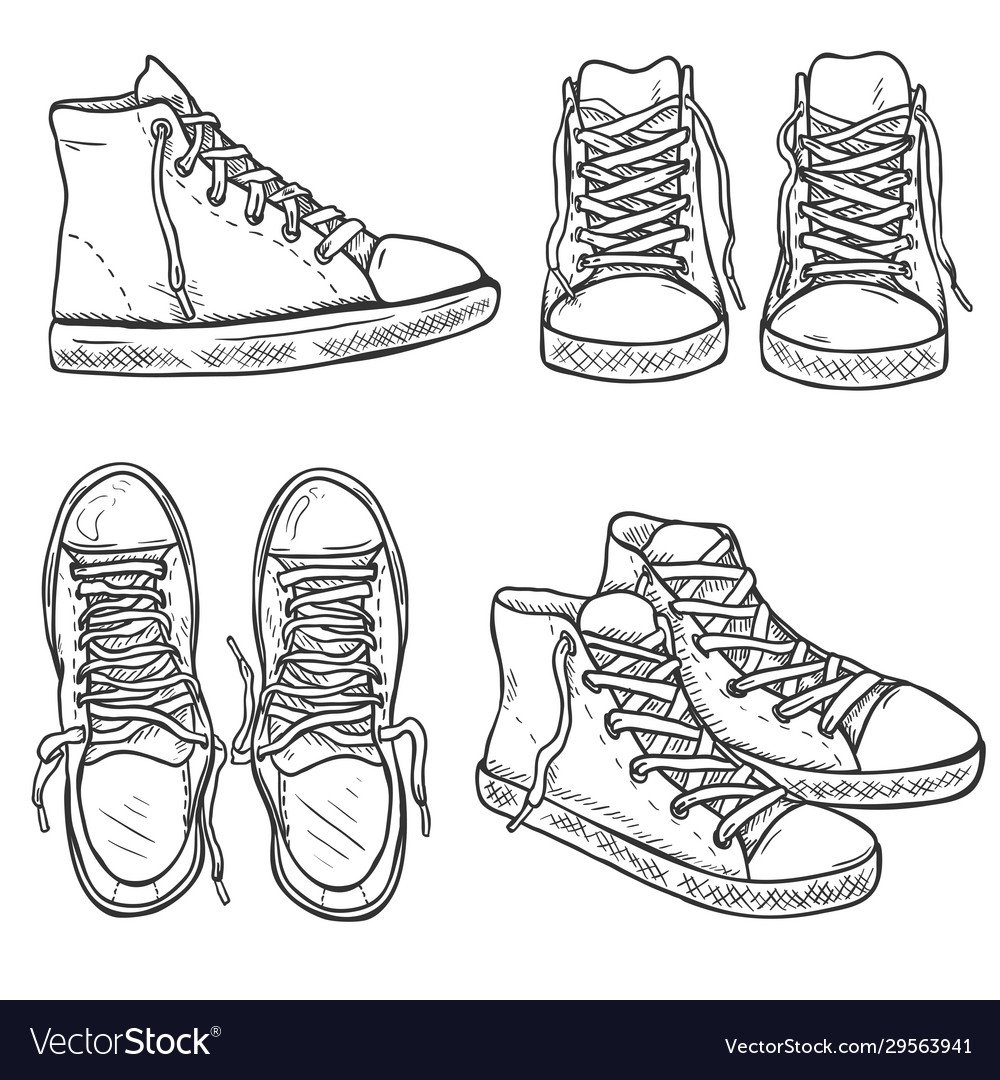 Кеды референс спереди