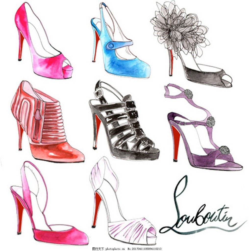 Туфли для срисовки