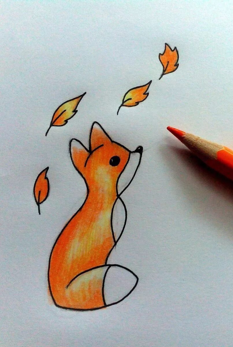 Рисунки очень легкие и красивые