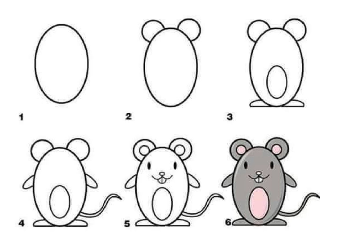 Пошаговое рисование для детей