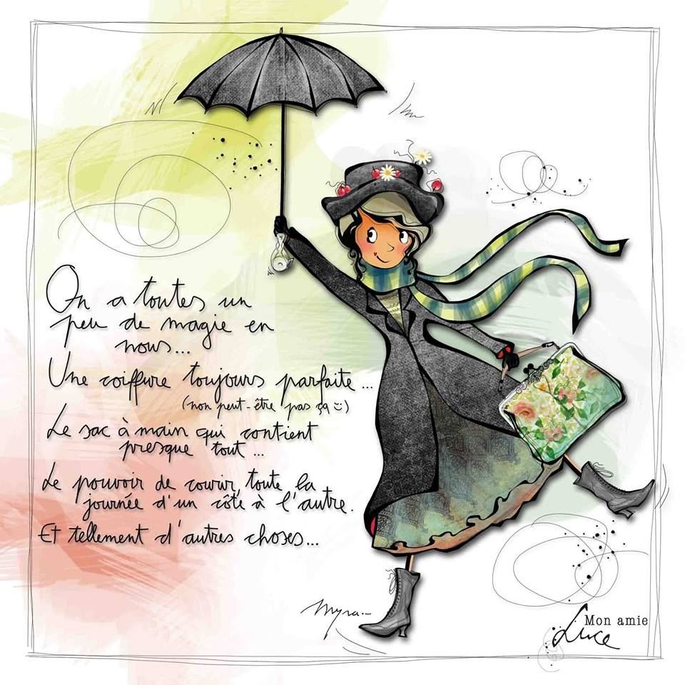 Мэри Поппинс открытка