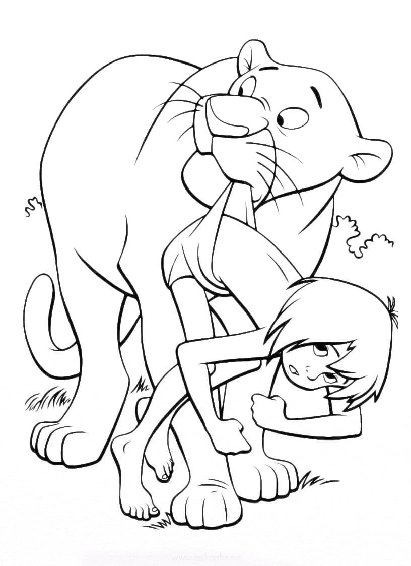 Маугли рисунок