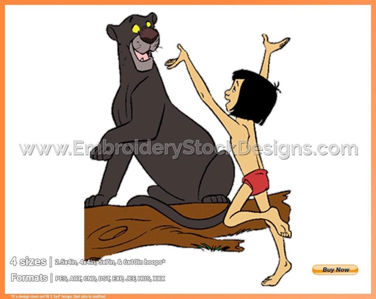 Маугли раскраска