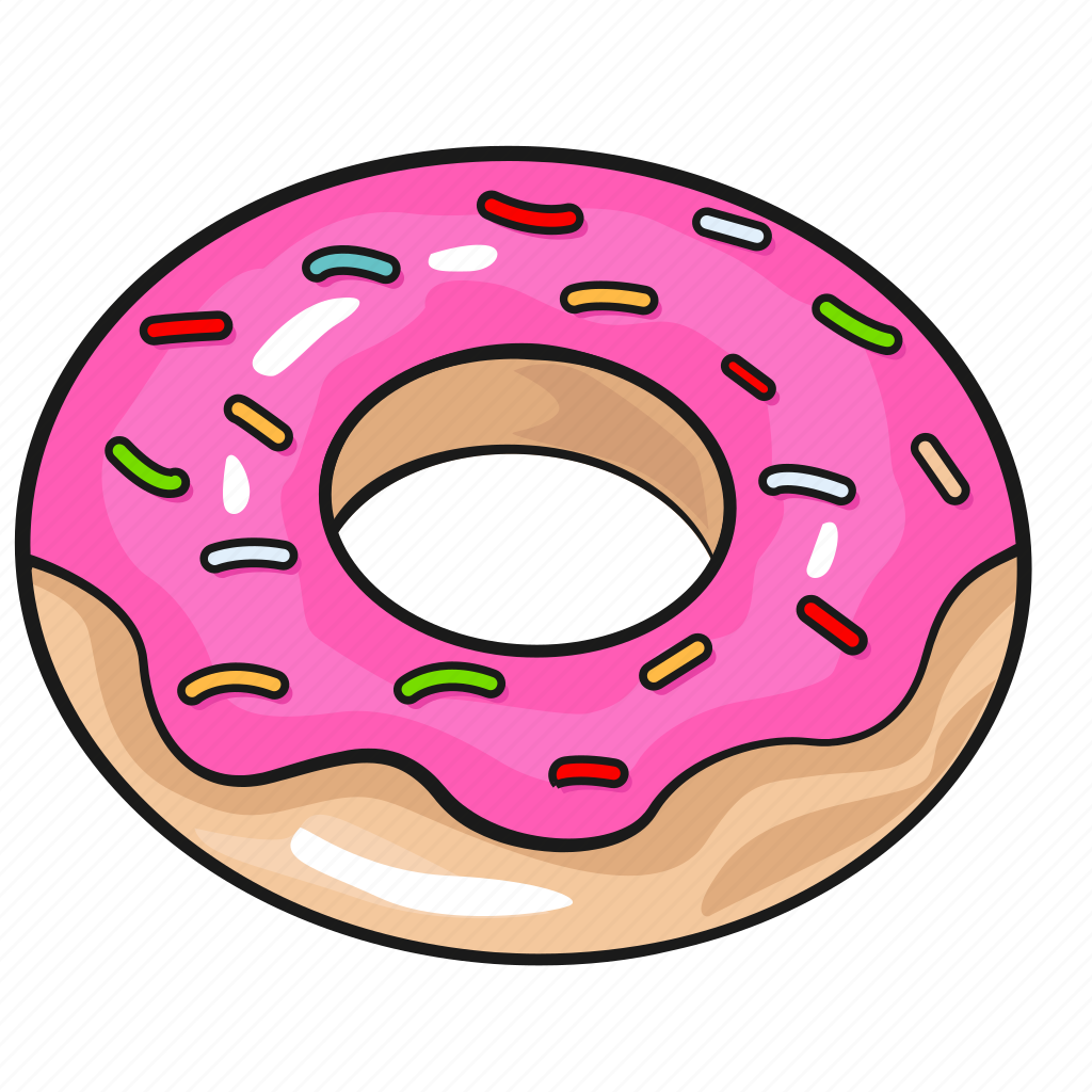 Срисовать пончик