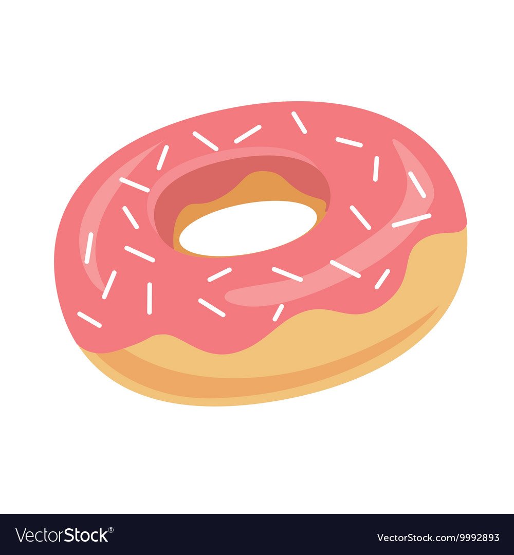 Значок пончик маленький