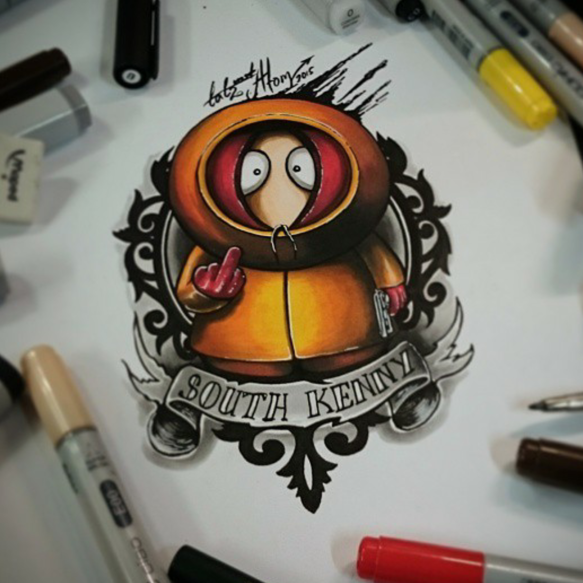 Кенни эскиз