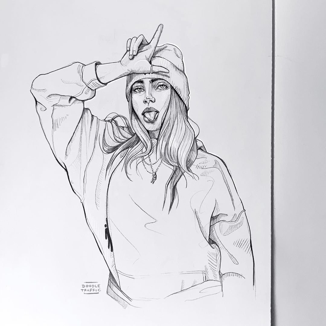 Наброски Билли Айлиш