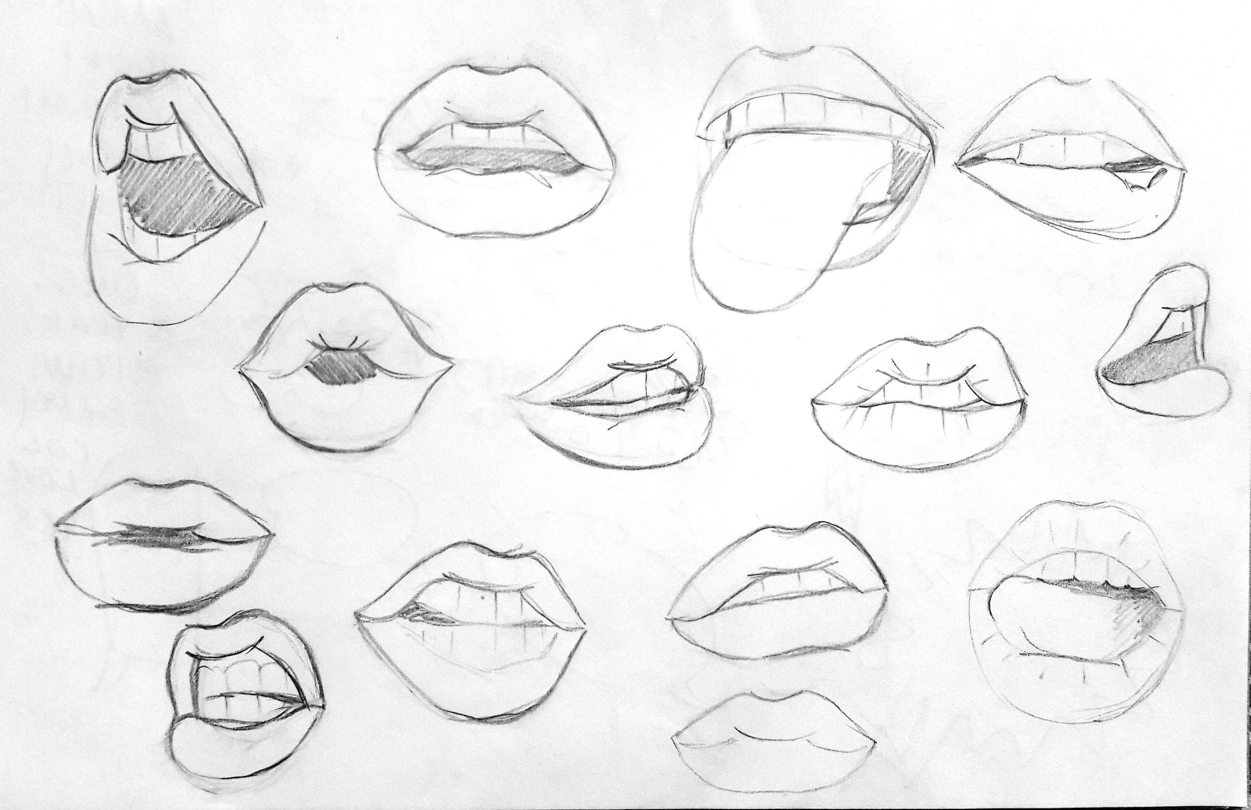 Губы поэтапно для начинающих. Рисунки губ карандашом для начинающих. Картинки для срисовки губы. Губы для срисовки. Губы для срисовки карандашом.