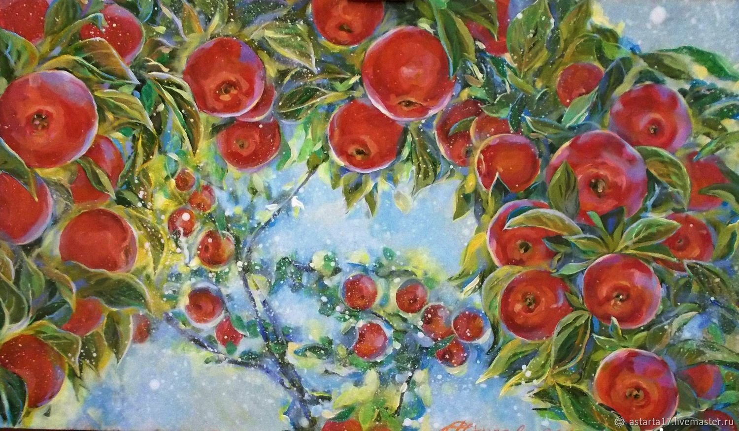 Яблоня картина. Панно живопись яблоки. Зима яблоня с яблоками живопись. Советские художники яблоки. Объёмное яблоко живопись.