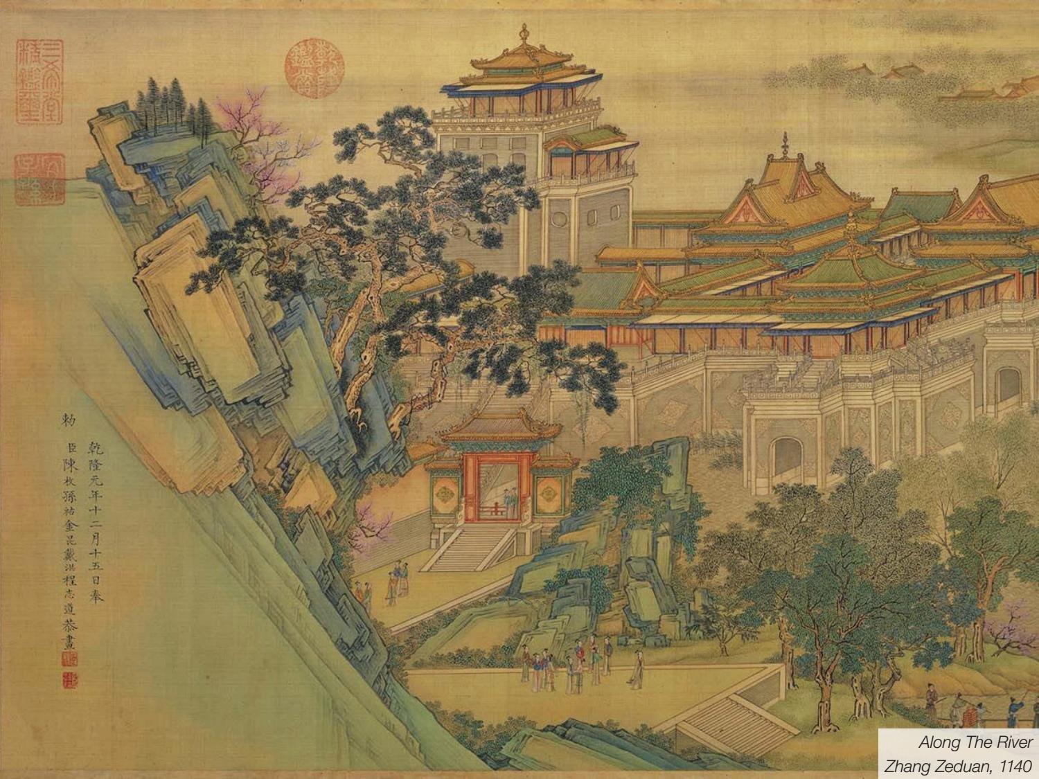 Жизнь в древнем китае. Чжан Цзэдуань картины. Живопись искусство Китая 17век. Китай 6 век. Zhang Zeduan художник.