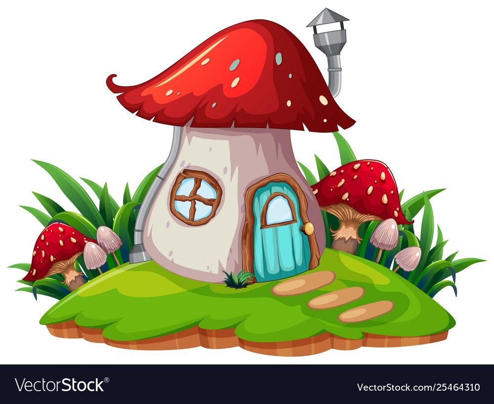 Домики мухоморы для детей